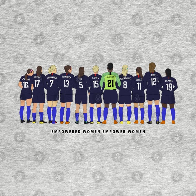 USWNT US Womens Soccer Team by Hevding